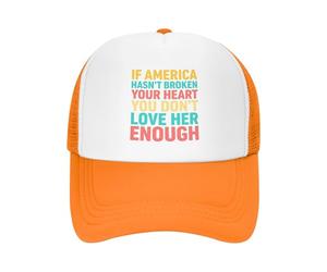 DJNGN Gorra de Camionero Cory Booker Si Estados Unidos no te ha Roto el corazón, no la Quieres lo Suficiente Gorras Resiste el fascismo Ajustable