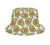 DJNGN Love Avocado Bucket Hat Sombrero de Pescador Travel Beach Sun Hat Cap