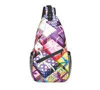 DJNGN Pretty Presents Crossbody Chest Bag, Shoulder Bag, Weekend Outdoor Hiking Backpack, Adecuado para hombres y mujeres
