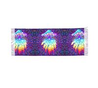 DJNGN Shawl Scarfs Thin Blanket Psychedelic Hippie Trippy Mushroom Scarfs For Women Autumn Winter Bachelorette Gifts For The Bride