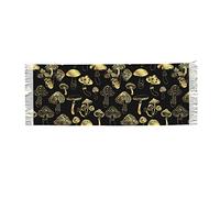 DJNGN Shawls Thin Blanket Evening Wear Thick Psychedelic Hippie Trippy Mushroom Funny Scarfs For Women Rave Winter Funny Gifts
