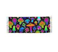 DJNGN Shawls Thin Blanket Rave Soft Psychedelic Hippie Trippy Mushroom Funny Womens Scarf Winter Gifts For Men Who Have Everything