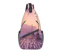 DJNGN The Mumbai Filmcity Tours Crossbody Chest Bag, Shoulder Bag, Weekend Outdoor Hiking Backpack, Adecuado para hombres y mujeres