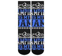 DJNGN This Is My Camping Manta Calcetines Estampado Clásico Novedad Popular Unisex Atlético