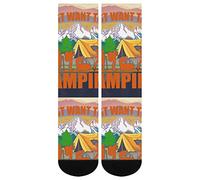DJNGN This Is My Camping Manta Calcetines Estampado Clásico Novedad Popular Unisex Atlético