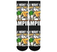 DJNGN This Is My Camping Manta Calcetines Estampado Clásico Novedad Popular Unisex Atlético