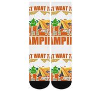 DJNGN This Is My Camping Manta Calcetines Estampado Clásico Novedad Popular Unisex Atlético