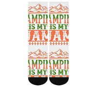 DJNGN This Is My Camping Manta Calcetines Estampado Clásico Novedad Popular Unisex Atlético