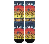 DJNGN This Is My Camping Manta Calcetines Estampado Clásico Novedad Popular Unisex Atlético
