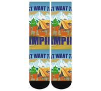 DJNGN This Is My Camping Manta Calcetines Estampado Clásico Novedad Popular Unisex Atlético