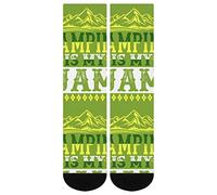 DJNGN This Is My Camping Manta Calcetines Estampado Clásico Novedad Popular Unisex Atlético