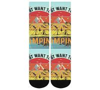 DJNGN This Is My Camping Manta Calcetines Estampado Clásico Novedad Popular Unisex Atlético
