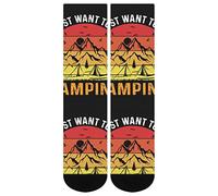DJNGN This Is My Camping Manta Calcetines Estampado Clásico Novedad Popular Unisex Atlético