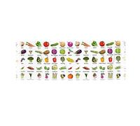 DJNGN Winter Scarf For Women, Introduction Of Various Vegetables Shawl With Tassels Long Wraps Blanket Scarves,Warm & Soft, Gift Ready