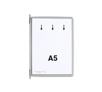 Djois, 115000 - Fundas giratorias, Tarifold, A5, vertical, gris, 10 unidades, sistema de visualización, práctico, duradero, fabricado en Francia, accesorio de oficina, organización, almacenamiento