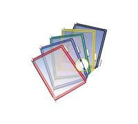 Djois, 115002 - Tarifold Fundas giratorias, A5, formato vertical, blanco, 10 unidades, sistema de presentación, accesorios, práctico, fabricado en Francia, ideal para oficina, organización