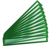 Djois, 195225 - Cabecera magnética Magneto Pro, A3/A2, Verde, 10 unidades, Marco de pantalla, Superficie antideslumbrante, 4 tiras magnéticas, LEAN Management, oficinas, talleres, almacén, fabricado