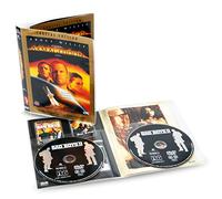 Djois 3L 10280 - Fundas Dobles para DVD Con Espacio para Carátula (2 DVD y Portada) - 50 Unidades, Transparente