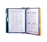 Tarifold Expositor de pared A4 TAA414109 - 10 fundas PVC, colores surtidos