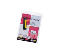 Djois, 5712600 - Lote de 10 JalemaClip Plus con Tiras de Archivo para Clasificar Documentos sin Perforar en Carpetas de Anillas, Capacidad 50 mm, Amarillo y Blanco