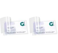 Djois by 3L 11011- Pack de 10 Fundas para plastificación sin maquinas 3L - plastificación manual Tarjeta Identificadora, Abono, Fotografías - tamaño 54 x 86 mm (Paquete de 2)