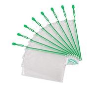 Djois by Tarifold 509025 - Pack 8 Bolsas de Archivo con Cremallera de Malla A5, Carpetas A5 de Plástico de Impermeable para Documentos, Recibos, Papelería, Oficina, Viaje, escuela, hogar, color Verde