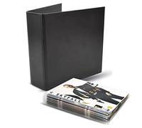 Djois Made by 3L 10264- Pack de Almacenaje DVD: 100 Fundas DVD Transparentes con taladros + 4 Carpetas DVD, almacenaje DVD