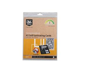 Djois made by 3L 11042 - Pack de 10 fundas para plastificar documentos A5 "plastificación manual sin maquinas"- 222 x 160 mm, acabado brillo, 300 micras