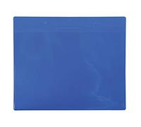 Djois made by Tarifold 162041- Pack 10 Porta-documentos magnéticos de señalizacion A4 horizontal para estanterías, contenedores Bolsas Magnéticas- color Azul