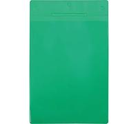 Djois made by Tarifold 162205- Pack 10 Porta-documentos magnéticos de señalizacion A5 Vertical para estanterías, contenedores Bolsas Magnéticas- color Verde