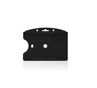 Djois made by Tarifold 200427- Porta Tarjetas de Identificación Rígido 1 Cara, color Negro- 10 unidades, 89 x 65 mm