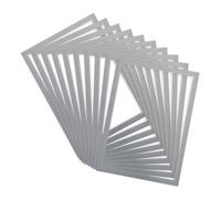 Djois, Magneto PRO 194390 - Marco magnético, A4, gris, 10 unidades, marco antirreflejos, perfecto para gestión TQM, 5S, KAIZEN, LEAN, para pizarras blancas magnéticas