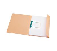Djois, Secolor Clipex 3104104 - Archivador A4, 100% cartón reciclado, FSC, marrón, 10 unidades, robustas, mecanismo JalemaClipex, archivado a largo plazo, fácil de documentar