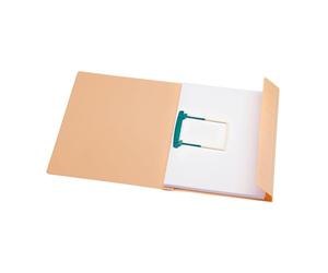 Djois, Secolor Clipex 3104104 - Archivador A4, 100% cartón reciclado, FSC, marrón, 10 unidades, robustas, mecanismo JalemaClipex, archivado a largo plazo, fácil de documentar