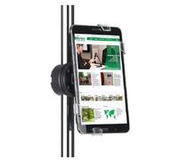 Djois, X-Tend 570057 - Soporte Tubular para Tableta, Negro, 1 Pieza, Soporte Flexible, rotación de 360°, Compatible con tabletas de 7 a 10 Pulgadas, fácil manejo, Abrazadera de Metal, Uso en Oficina