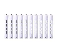 Djowyh 40 unidades de varillas de ondulación permanente Cold Wave Rods para mujer, rulos en 4 tamaños, con bandas elásticas, herramientas de peluquería para mujeres, pelo largo y corto