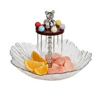 Djowyh Bol De Frutas, Centros De Mesa Con Forma De Pétalos, Para Fruta Y Alimentos, Para Verduras Ensalada Pasta Nueces Caramelos Aperitivos Pan Encimera Fiesta