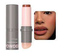 Djowyh Bolígrafo de rubor en crema | rubor facial natural de dos cabezas: rubor natural para mujeres, niñas, señoras y estudiantes universitarios, para viajes, oficina, fin de semana, excursión