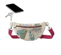 Djowyh ,de Almacenamiento Portátil Hecha a Mano - Bolso Tote de Almacenamiento y Monedero Boho,para Mujeres Hombres Niñas Deportes Senderismo Ciclismo Equitación Camping Picnic Hogar Hotel Fiesta