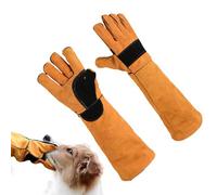 Djowyh Guantes a prueba de mordeduras,Manopla de protección reforzada - Guantes Anti-Mordeduras de Gato,para peluquería, jardinería, corte, cocina, soldadura, construcción y