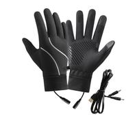 Djowyh Guantes de Bicicleta Calefactables Impermeables Táctiles Cálidos | Guantes Térmicos Eléctricos para Invierno Mujer Escúter Moto Bici Deporte Running Pesca Senderismo Commuting