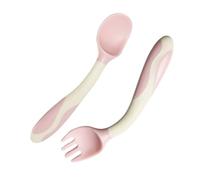Djowyh Juego De Cubiertos Para Bebé - Cuchara Y Tenedor Para Alimentación | Set De Alimentación Ergónomico Niños Y Niñas En La Etapa Destete Guardería Con Cuchara Tenedor