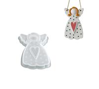 Djowyh Molde de silicona para Navidad, molde de silicona para Navidad, colgantes festivos, para planificadores de fiestas, profesores de arte, entusiastas de las vacaciones, aficionados creativos