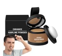 Djowyh Polvo de rayita,Polvo de rayita para mujeres,Color de cabello para retoque de raíces con aplicador - Corrector de sombreado de cabello resistente al agua para cobertura de canas, cabello fino y