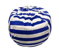 Djowyh Puf para guardar juguetes de peluche, silla organizadora de peluche, con cremallera, asiento de almacenamiento de peluche, para habitación infantil, rincón de lectura, sala de juegos, sala de