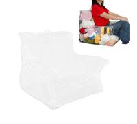 Djowyh Saco De Almacenamiento para Peluches | Organizador Transparente De Peluches,Impermeable para Puf De,para Dormitorio Sala Juegos Salón Armario Guardería