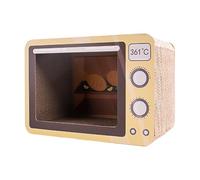 Djowyh Tabla rascador para gatos, cartón ondulado y casa de mascotas, protección para muebles, gatitos, juguetes, forma de horno, para razas pequeñas, medianas y grandes, para físico espiritual