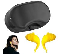 Djowyh Tapones para Dormir | Tapones Fishtail de Silicona Reutilizables de 3 Capas,Pasta para el Diseño de Cejas | Para Concierto Hogar Avión Trabajo Festival Música Motocicleta Noche