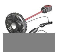 Djowyh Ventilador De Coche 3 Velocidades Ajustable,Ventilador Para Coche Con Enchufe | Dispositivo De Flujo De Aire USB Para Asiento Camión Trasero Viaje Camping