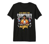 DJs Craft La Banda Sonora De La Noche Giradiscos Disc Jockey Camiseta Premium